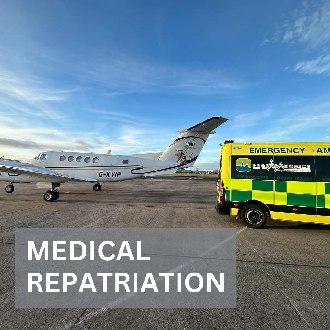 Stuck abroad and need to get home safely? 

We specialise in medical repatriation, providing expert care and transport for patients returning to NI. By land, sea, or air, our team handles every detail to ensure a smooth, safe journey home.

🌐 proparamedics.com