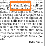 Frank201410's tweet photo. Il #refuso di @esterviola รจ inaccettabile.
#Jannik #Sinner