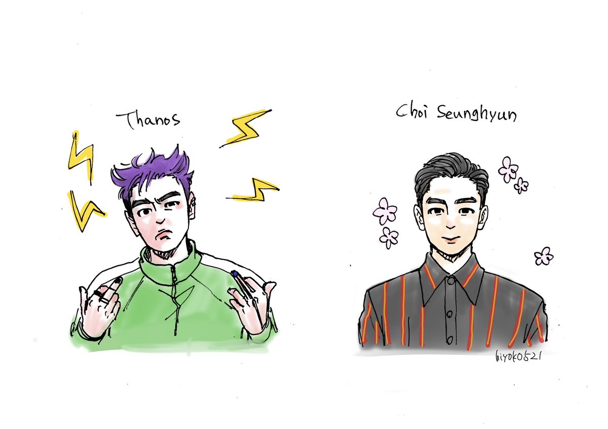 hiyoko521's tweet photo. 😈&amp;👻
#CHOISEUNGHYUN 
#thanos230 https://t.co/DnxItdPZdY