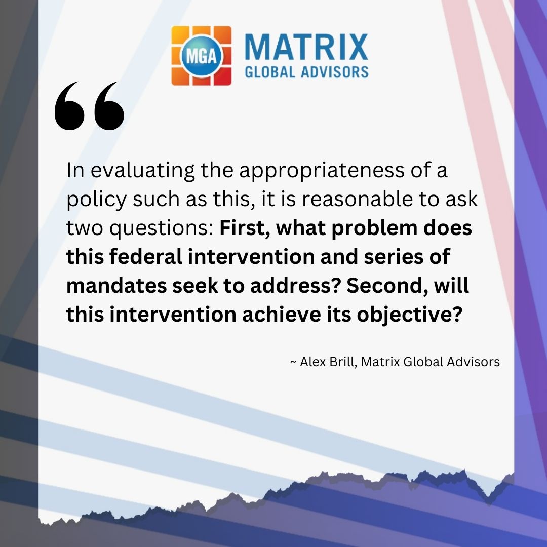 A new blog by former policy director and chief economist for the U.S. House Committee on Ways and Means Alex Brill, warning against government intervention in the private health market. getmga.com/congress-on-th…