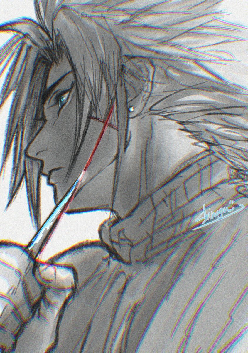 決意と十字架
#FF7 #zackfair #CCFF7