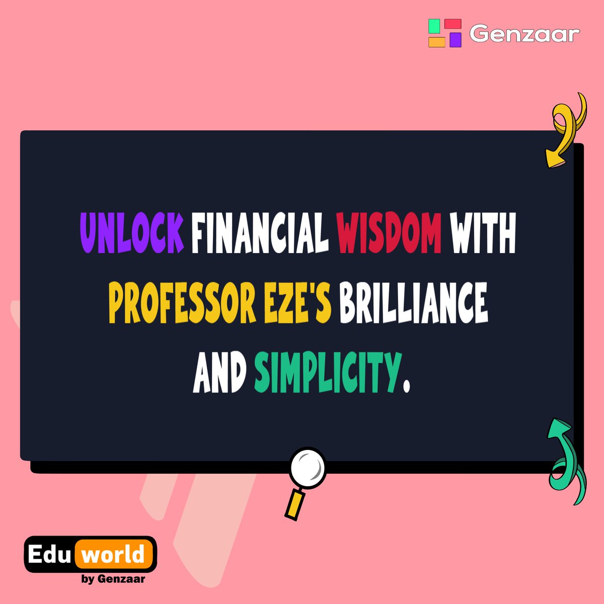 Genzaarapp's tweet image. Meet Professor Eze, the source of all truth in finance! From money-saving hacks to wealth-building tips, he makes finance fun &amp;amp; easy. Follow for expert answers &amp;amp; simple advice. Join the Eduworld waitlist now! genzaar.app/eduworld

#FinanceForAll #FinancialFreedom #Genzaar