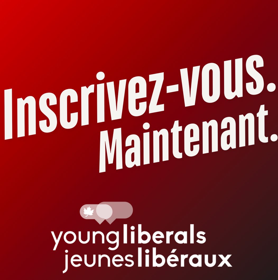 ylc_jlc's tweet image. It’s your last chance to register to vote. Get on it! 

lpc.ca/register
🇨🇦
C’est votre dernière chance de vous inscrire pour voter. Allez-y!

lpc.ca/inscrivez-vous