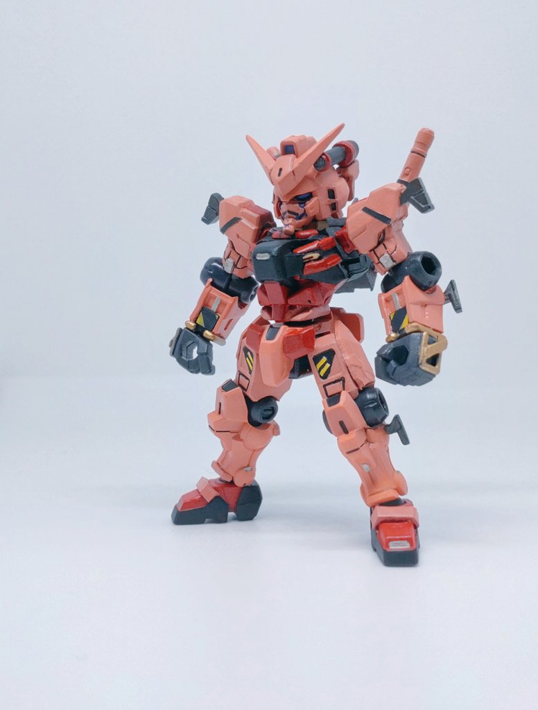 モビルスーツアンサンブル #ジークアクス 赤いガンダムを作りました