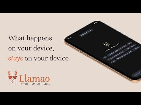 Tool of the Day: Llamao 🚀🔒 

Meet your private, offline alternative to ChatGPT! Powered by open-source LLM models, Llamao ensures total privacy while you work or travel. Start with one free model today! Enjoy productivity without limits!