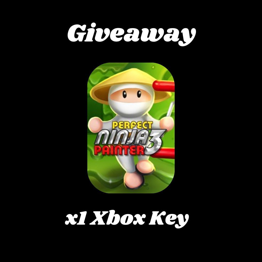 GamingInsights1's tweet photo. We are Giving Away x1 Xbox Key For Perfect Ninja Painter 3!!!!

Follow 😀
@Luc0rval
@GamingInsights1
@GAMWAREDUTCH
@silengames

Like 💙
Retweet ♻️
Comment  A Ninja Gif
Winners Announced 01/28/25

#Giveaway #Xbox #EasyGamerScore @Achievments #Easy #Give #Free #Microsoft https://t.co/C0a6g3hHxT