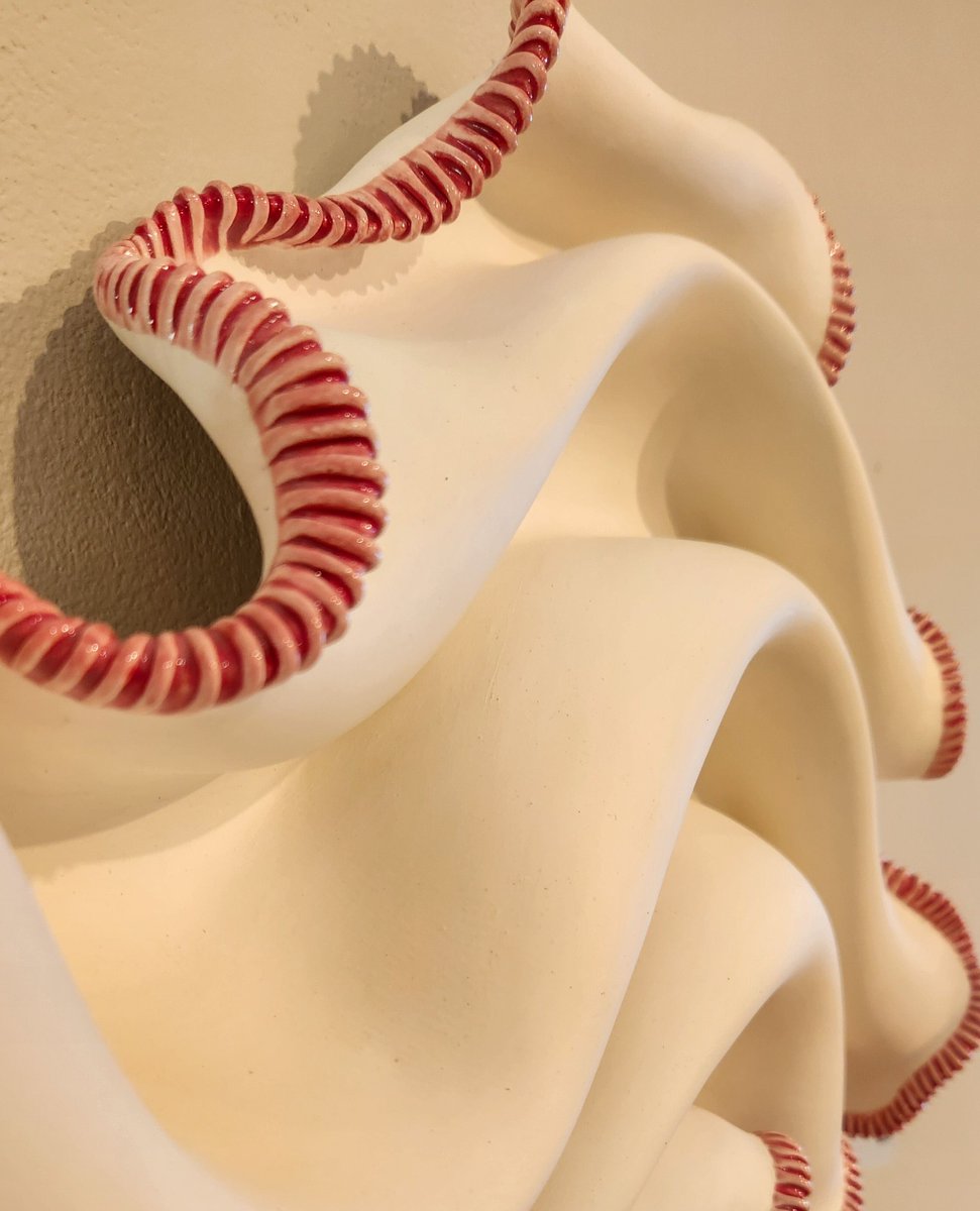 GreenhillNC's tweet photo. Holly Fischer, a renowned ceramics professor, uses art to explore gender norms and beauty standards.

Holly Fischer
Charm, 2024
Ceramic
18 x 16 x 4 inches

Holly Fischer
Queen, 2024
Ceramic
26 x 18 x 14 inches
#ceramic #abstract #feminine #art #artgallery #downtowngso #greensboro https://t.co/rbzNYt1h1X
