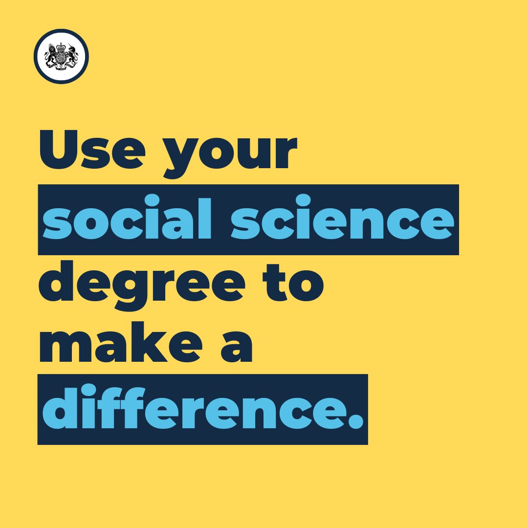 Applications to our Research Officer Graduate Scheme open in ONE WEEK ⏱️ 

If you want to use your research skills to make a difference to society, then read more about eligibility and register to be notified when applications open: bit.ly/gsr-scheme