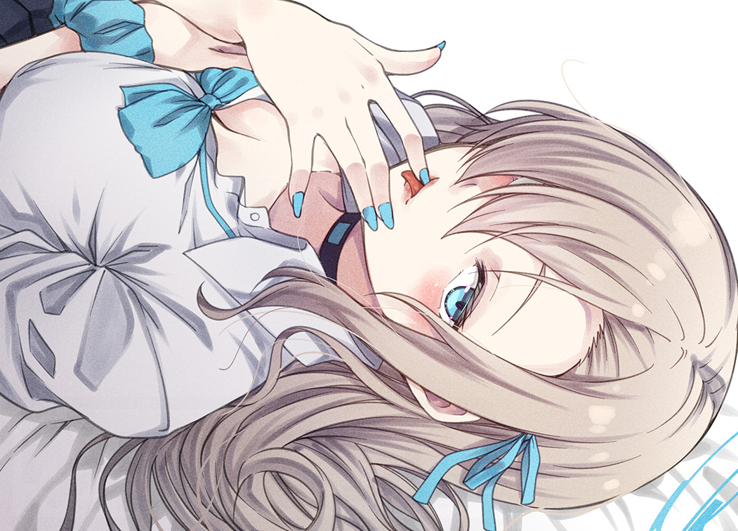 ブルアカ「制服アスナ出たから塗り塗り#ブルアカ #BlueArchive 」|こうじ＠漫画作画担当のイラスト