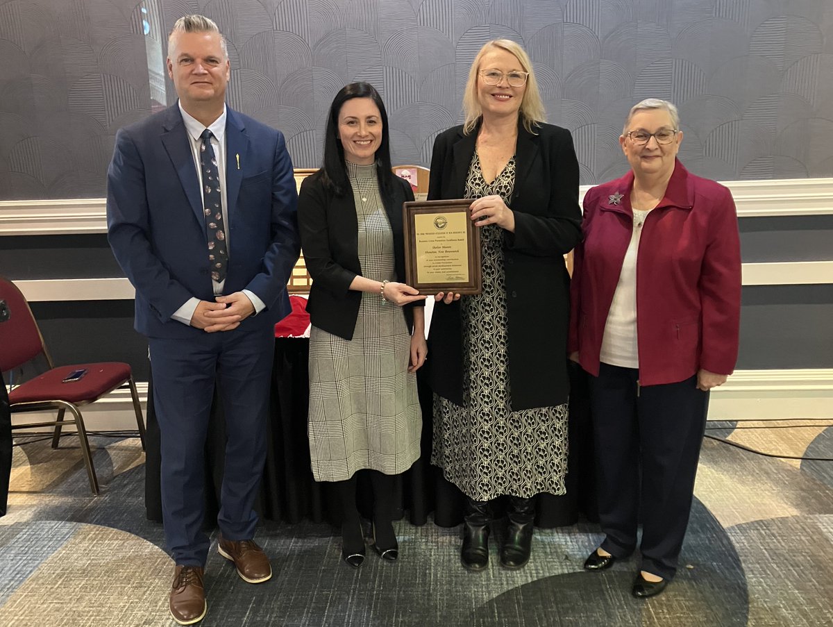 CPANB_APCNB's tweet photo. Our 2024 Business Excellence Awards was presented to Shelter Movers, a volunteer organization founded in 2016. 
Notre Prix d’excellence pour les entreprises 2024 a été remis à Transit Secours, un organisme bénévole fondé en 2016. https://t.co/dOd3AO8sdb