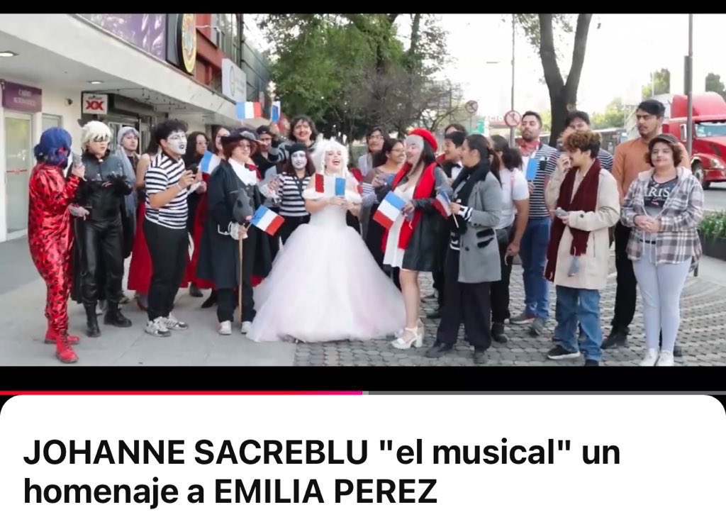 #JohanneSacrebluEnPantallas Todos deben verla y merece un espacio en las pantallas de plata <a href="/CinetecaMexico/">Cineteca Nacional</a> <a href="/Cinepolis/">Cinépolis</a> <a href="/Cinemex/">Cinemex</a> youtu.be/iLT4v3mkrvk?si…
<a href="/CamilaDAurora/">Cam</a>
