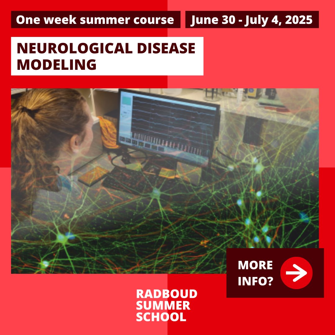SchubiNeuro's tweet photo. Join Neurological Disease Modeling at Radboud Summer School 2025 to learn innovative research techniques.  🗓️ June 30-July 4, 2025  📷 
Apply: https://t.co/5RyBt8QU4R
…Watch out:  FENS/IBRO-PERC stipends are available Apply: https://t.co/vHmcNQ87j8 
#Neuroscience #FENS https://t.co/l9HiKGAFl4