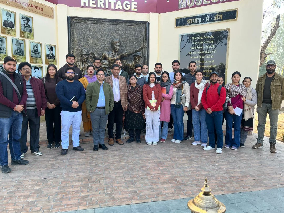 UniversityJammu's tweet photo. The Department of Strategic and Regional Studies (DSRS), University of Jammu, organized an educational tour to the Akhnoor Heritage Museum. The visit aimed to deepen students’ understanding of the region’s rich cultural history . https://t.co/WYTx9sesCf