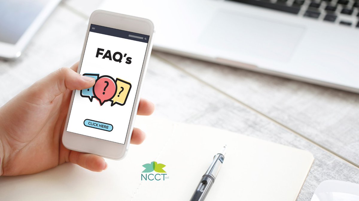 nccttherapy's tweet photo. Got questions? We've got answers! Check out some of our most frequently asked questions to help you out.

https://t.co/XoY8lgqMSS https://t.co/wwGueHAT6m