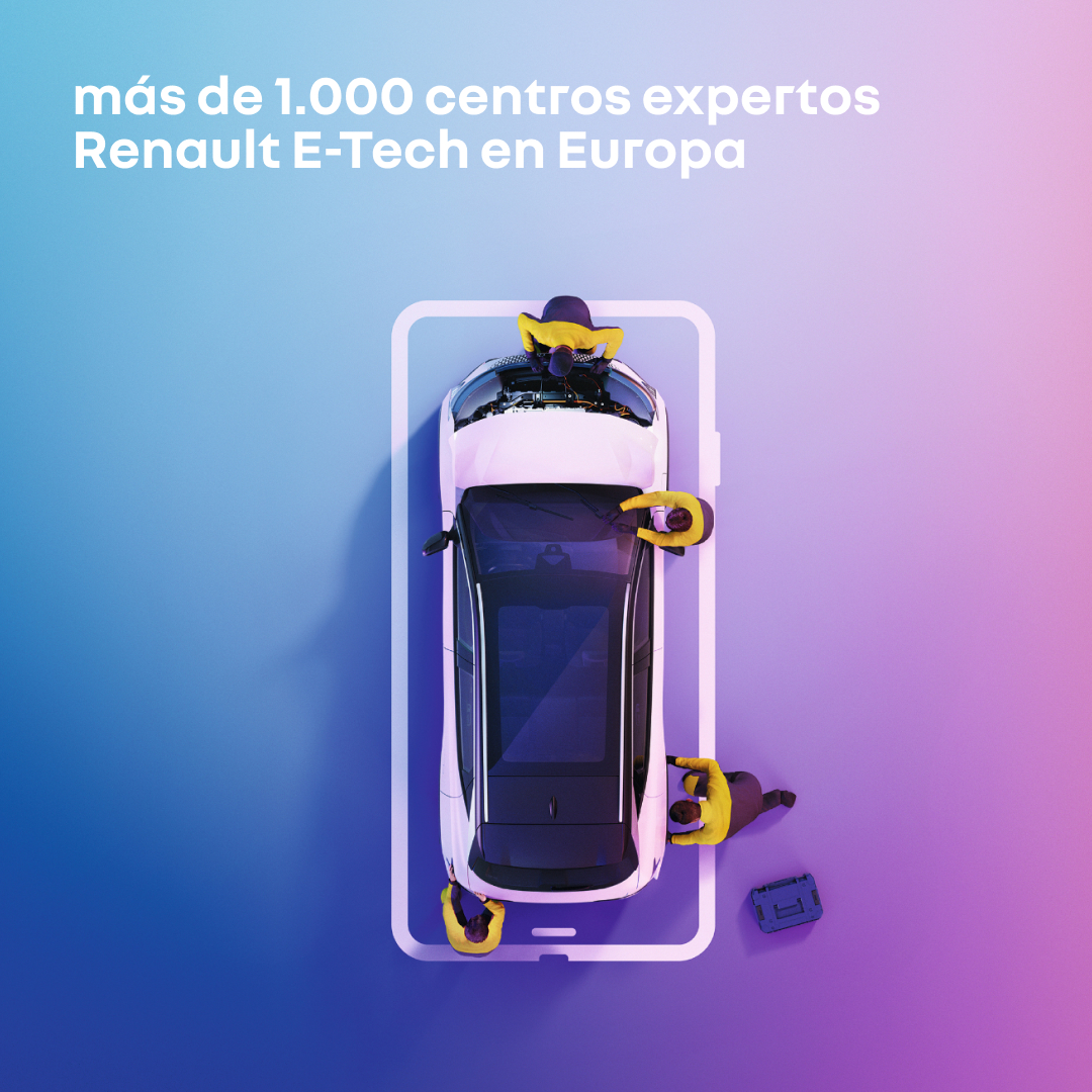 Renaultgserna's tweet photo. En Renault care service somos expertos en el mantenimiento de los vehículos 100% eléctricos. Nuestros profesionales reciben formación continua en las últimas novedades y contamos con más de 1.000 centros expertos Renault E-Tech en Europa.  https://t.co/ZXXJ3G5mLZ. https://t.co/vjr0bCVmwV