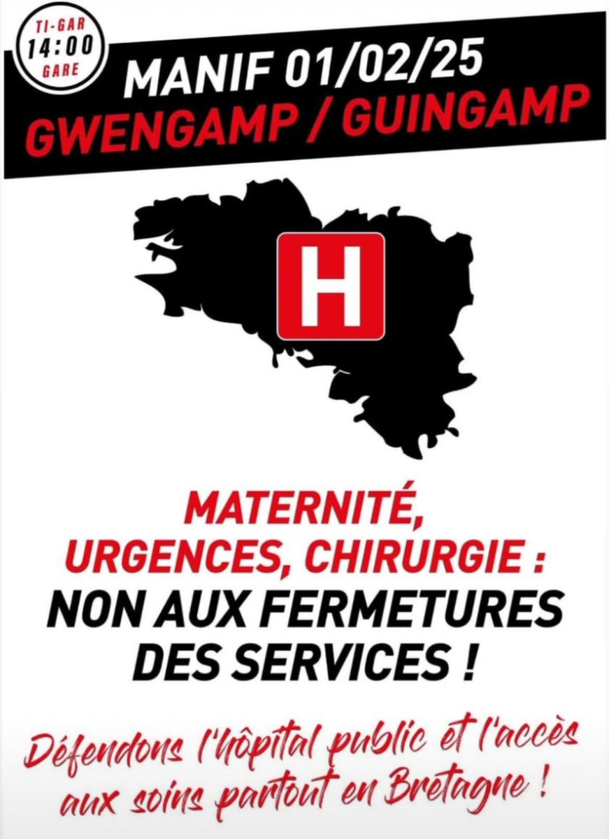 PS22_GPA's tweet photo. Ce samedi 1er février, la section se tiendra aux côtés des acteurs de la vie médicale de #Guingamp pour la défense de l'hôpital public ✊️🌹 https://t.co/roMDyyuUYs