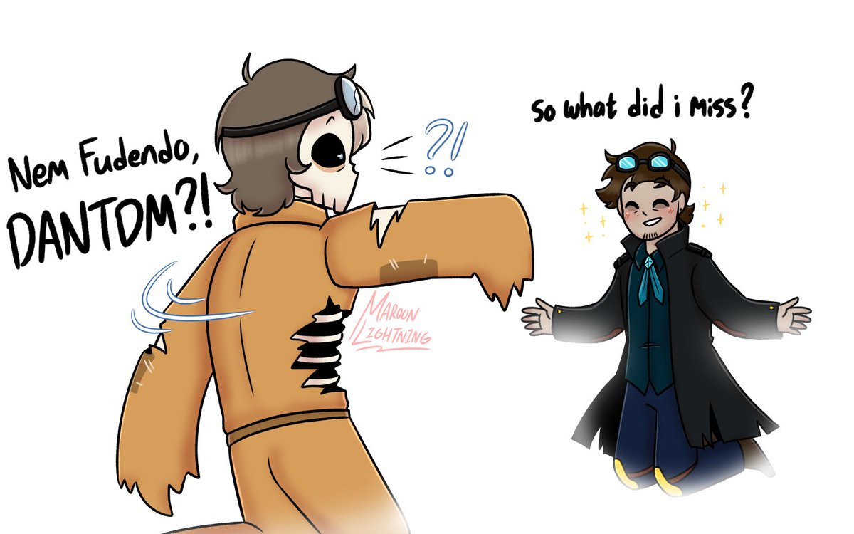 MaroonLightning's tweet photo. 👻"The Ghost of DanTDM"👻
A little late, but it's been a year since the prison event, which was fun to watch, especially with the somewhat ghost of DanTDM.
Q!Dan, you'll always be famous🙏
#qsmpfanart #qsmpprison #philzafanart #missasinfoniafanart #cellbitfanart #dantdmfanart https://t.co/kJ3yIJ0BoU