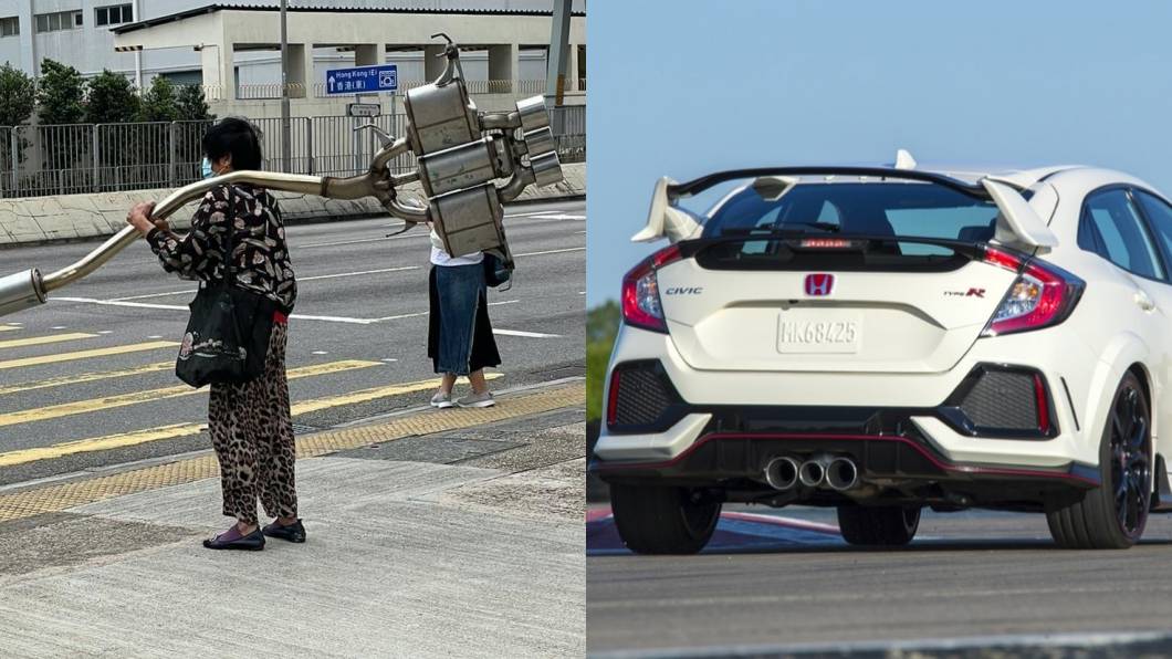 Zoomonから新しい無塗装フィギュアが発売。1/24 Old woman carrying exhaust.これ元ネタは2021年10月の香港で目撃されたHonda Civic Type R FK8のエキゾーストパイプを担いだおばちゃんが発見されて、それが拡散されて香港でネットミームになったらしい。価格はHKD108(約2150円送料別) #Zoomon