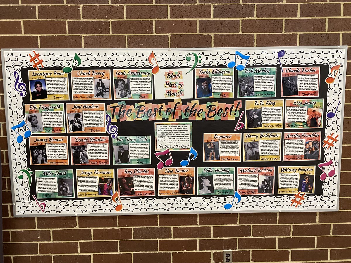 Shout out to Mrs. Pagán for the wonderful Black History Month Bulletin Board. <a href="/TallwoodLions/">Tallwood High School</a>