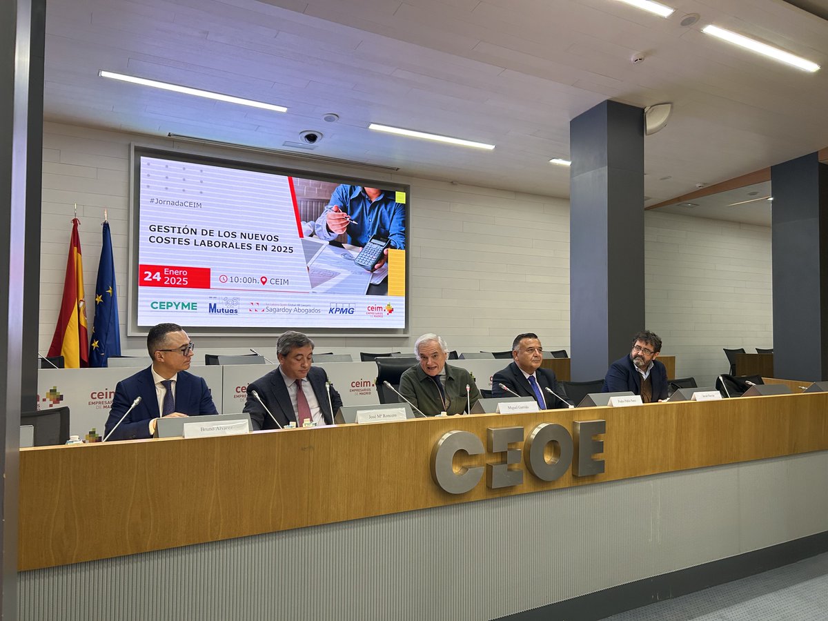 El pasado 24 de enero, se celebró una jornada centrada en la "Gestión de los nuevos costes laborales" donde se subrayó el incremento del absentismo. ¿Qué debes saber? 👇
aecim.org/jose-maria-ron…