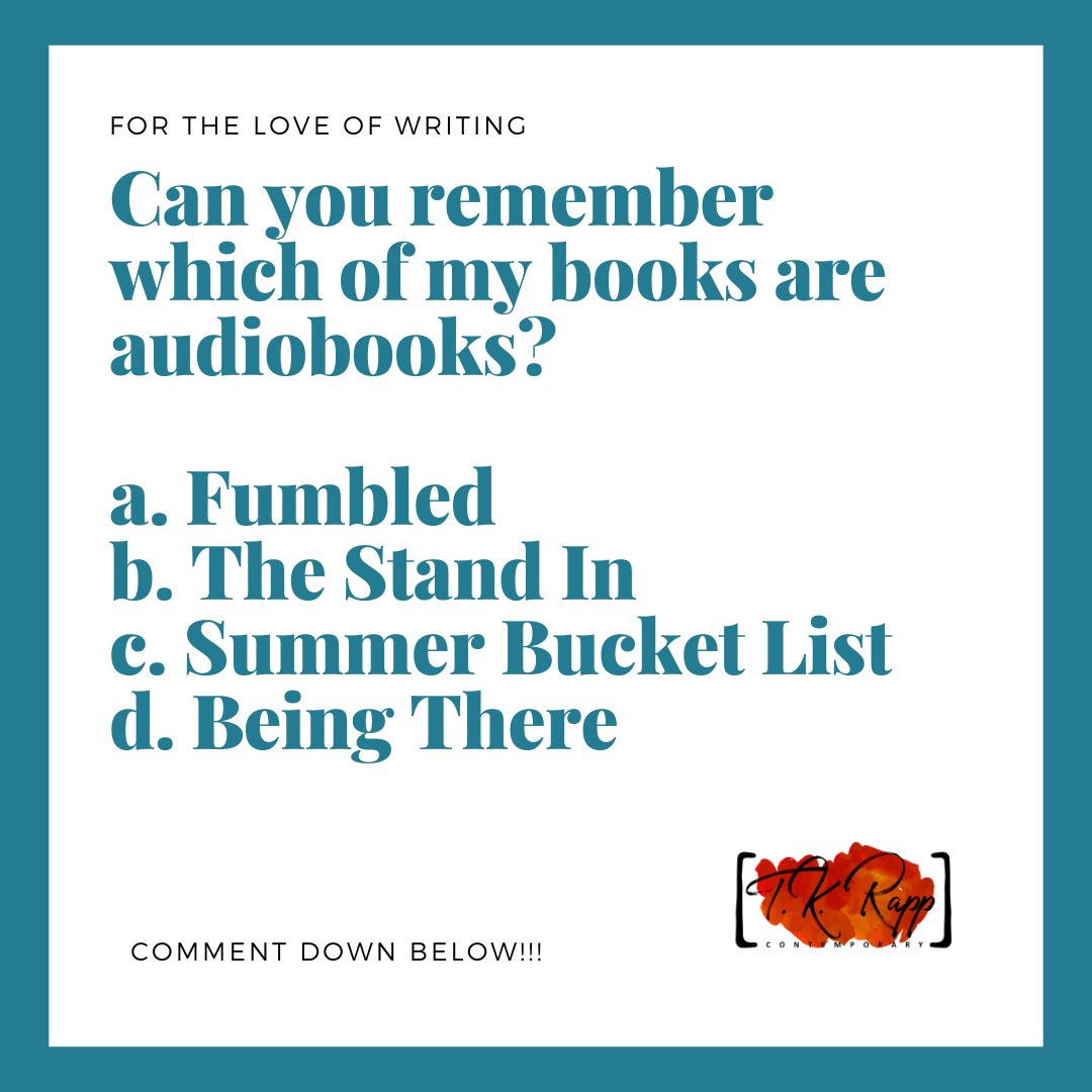 T.K. Rapp Author tweet media