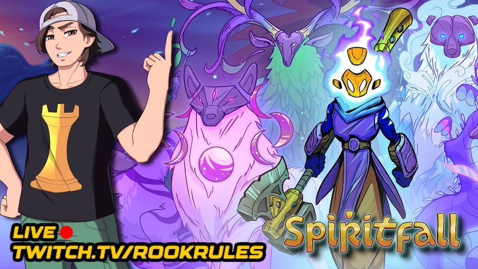AniStalBastion's tweet photo. we're back #RogueWeekly this week is #Spiritfall by @gentlegiantgms:
so many new weapons, new spirits to Boost me
#RookRules plays #IndueGames to add to the #StreamDeck https://t.co/OsfmkfE5DG