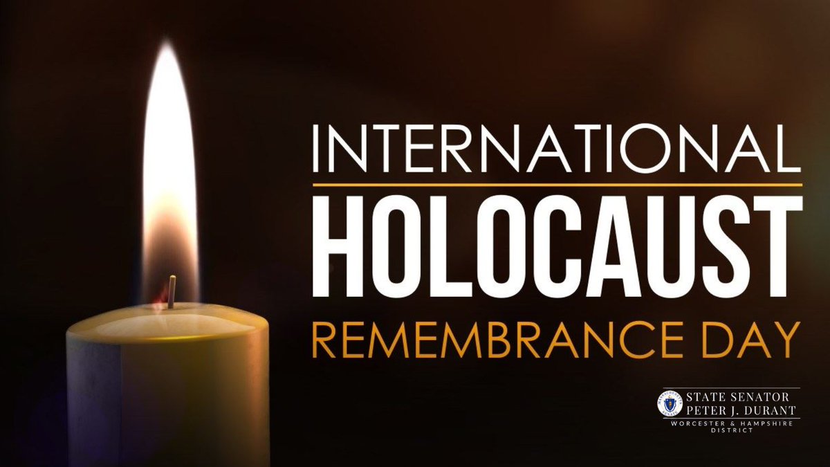 On this International Holocaust Remembrance Day we remember the 6 million Jewish people slaughtered in the Holocaust.  Please take some time to educate your children and never forget.