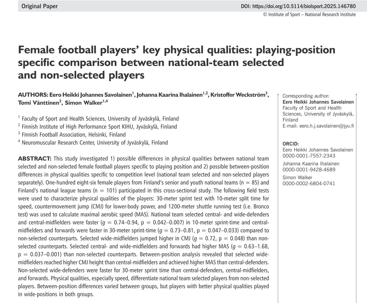 Biology of Sport tweet media