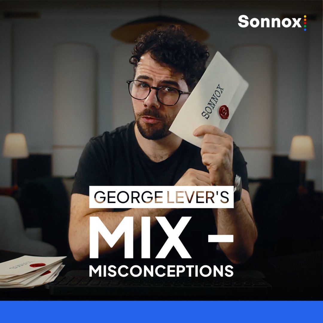 Sonnox (@sonnoxplugins) on Twitter photo Stuck in info overload? We teamed up with <a href="/georgelever_g1/">georgelever_g1</a> (Sleep Token, Loathe, Monuments) to debunk 3 mix-misconceptions:
Templates = cheating
Never mix in solo
Using samples = cheating
Watch the full video & grab George's free routing template via our bio.
#musicproduction Stuck in info overload? We teamed up with <a href="/georgelever_g1/">georgelever_g1</a> (Sleep Token, Loathe, Monuments) to debunk 3 mix-misconceptions:
Templates = cheating
Never mix in solo
Using samples = cheating
Watch the full video & grab George's free routing template via our bio.
#musicproduction