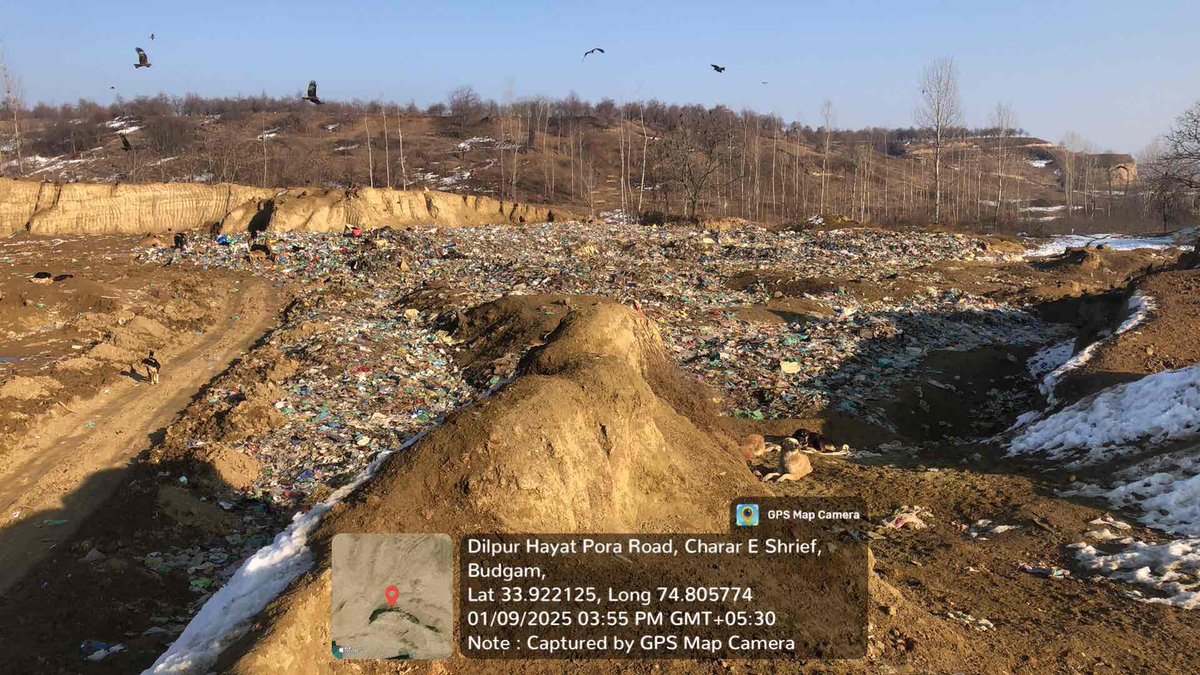 suhailahmedkhan's tweet photo. #CleanCharieshriff 

Urgent call to @smc_srinagar and @JKNC_ : The garbage and sewage leaks in Budgam's Charieshriff area are unacceptable! Our community deserves clean streets and health safety. Immediate action is needed to address this ongoing issue! #CleanBudgam #HealthFirst"

@CM_JnK 

The geo coordinate are cordially mentioned!
