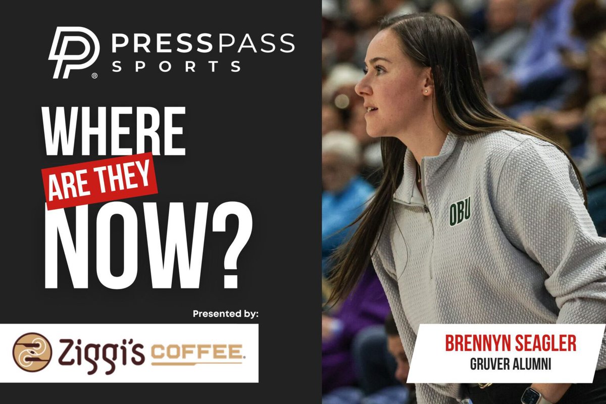 Press Pass Sports (@presspasssports) on Twitter photo Checking in on former Texas Panhandle athletes thriving at the next level. Here’s the story on Gruver grad and now <a href="/OBU_WBBall/">OBU Women’s Basketball</a> asst. coach <a href="/bseagler/">Brennyn Seagler</a>.
Huge thanks to our title sponsor <a href="/ZiggisCoffee/">Ziggi's Coffee</a> for making this happen ..
🔗 presspass.news/where-are-they… Checking in on former Texas Panhandle athletes thriving at the next level. Here’s the story on Gruver grad and now <a href="/OBU_WBBall/">OBU Women’s Basketball</a> asst. coach <a href="/bseagler/">Brennyn Seagler</a>.
Huge thanks to our title sponsor <a href="/ZiggisCoffee/">Ziggi's Coffee</a> for making this happen ..
🔗 presspass.news/where-are-they…