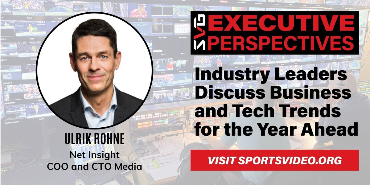 NetInsight's tweet image. Proud to see @sportsvideo Executive Perspectives 2025 featuring our COO Ulrik Rohne highlighting key trends shaping sports broadcasting. Net Insight  is committed to driving innovation in live sports production.💡⚡ eu1.hubs.ly/H0g7xMk0
#SportsTech #NetInsight #SVG #Innovation