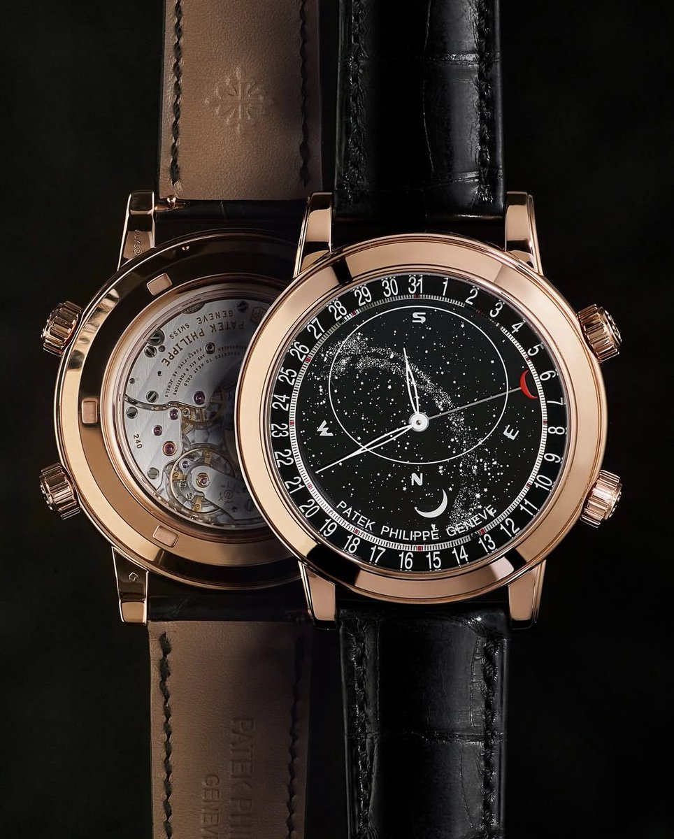 CrownDial's tweet photo. Patek Philippe’s 6102R Celestial 
Is absolutely gorgeous 🌟
#luxury #watches #patek #wealth #money #dream #stars #space #x https://t.co/Zbs29NGFNc