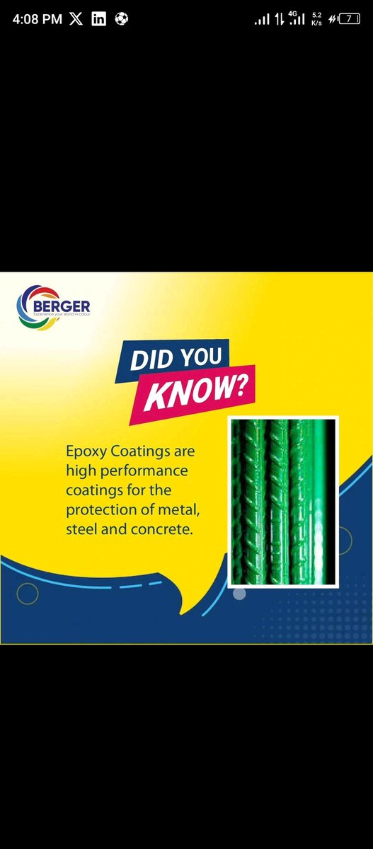 olumyd_1's tweet image. #bergerpaints
#EpoxyProtection 
#SeamlessFinish
#lndustrialCoating
#ExperienceYourWorldnColour