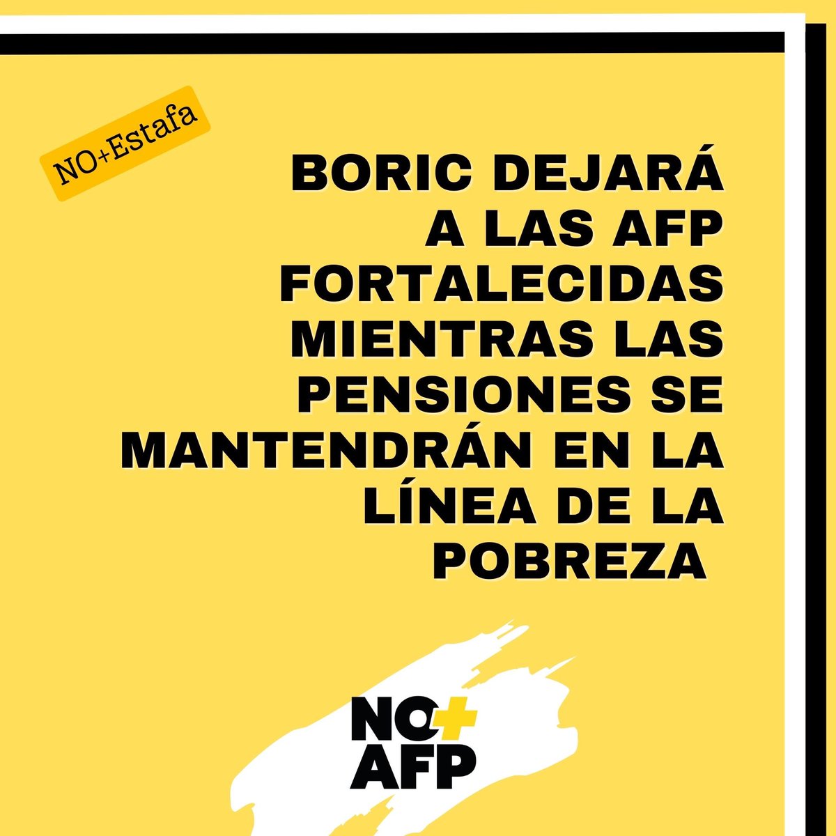 Coordinadora No+AFP tweet media