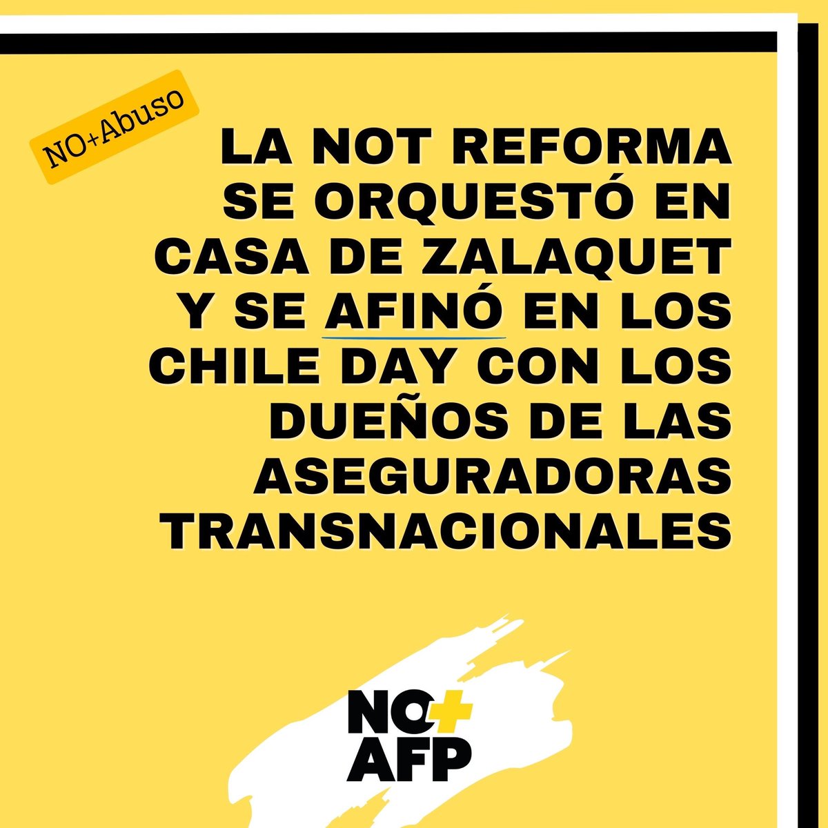 Coordinadora No+AFP tweet media