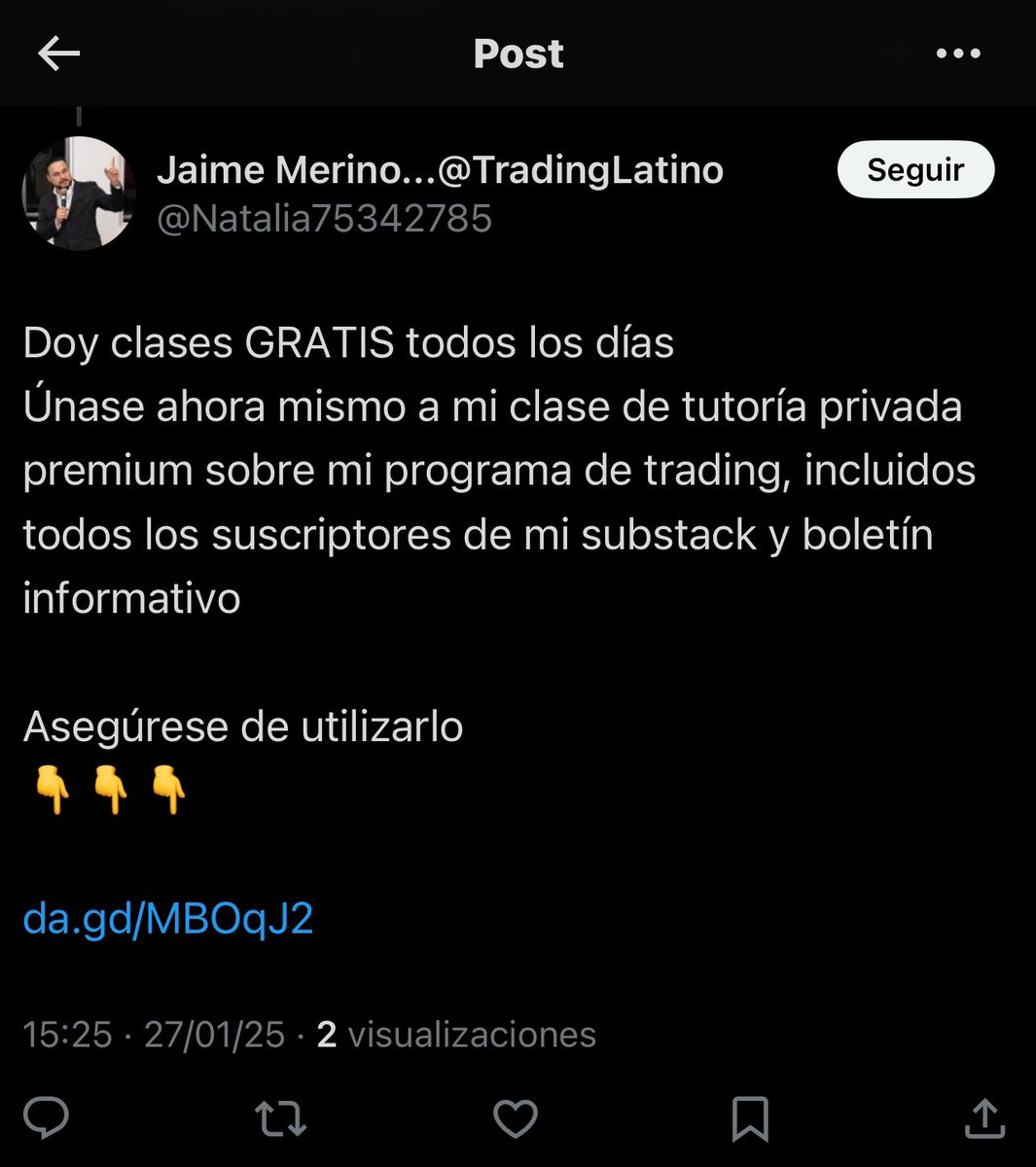 fandresgo's tweet photo. @TradingLatino Cuidado con las estafas https://t.co/s50FmRo8Ok