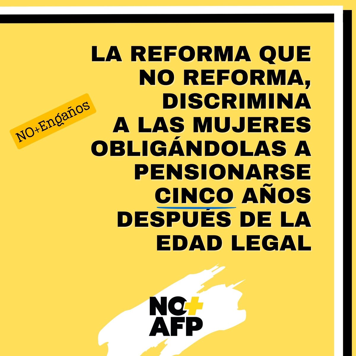 Coordinadora No+AFP tweet media