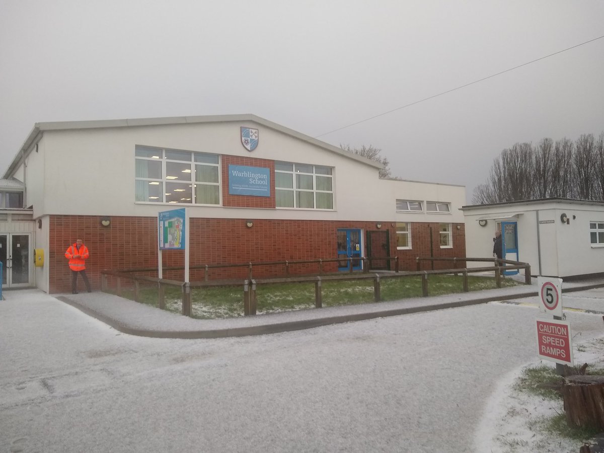 That was quite some hail storm today <a href="/WarblingtonSch/">Warblington School</a>!