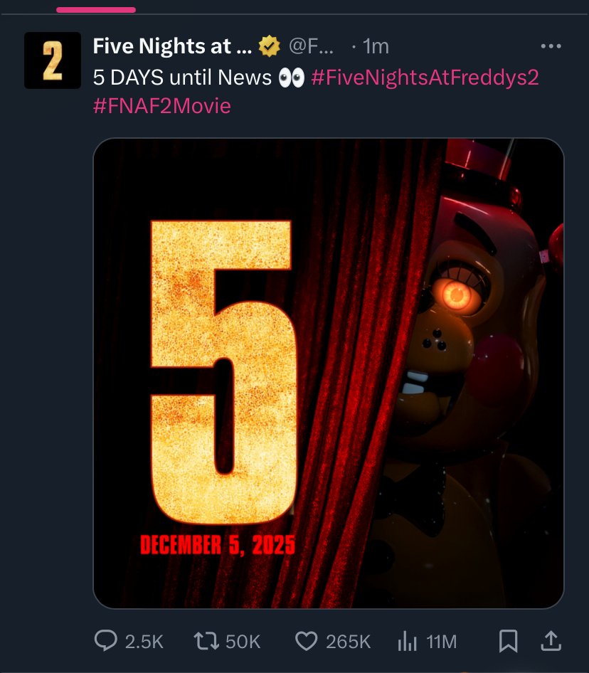 happyisabuxnny's tweet image. WOAH NEW FNAF MOVIE NEWS GUYS…
