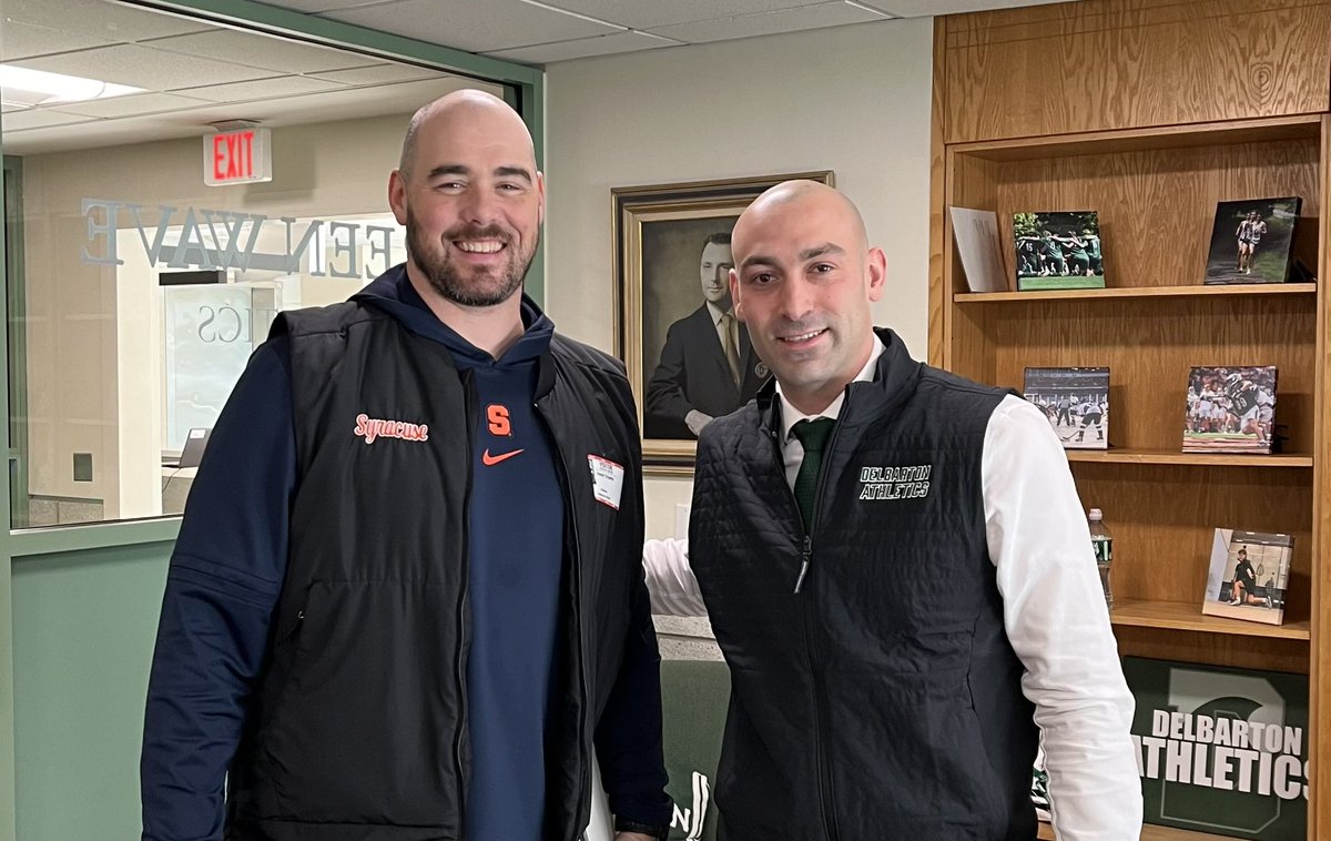 Thank you to <a href="/CoachJ_Schaefer/">Joe Schaefer</a> for stopping by to see our guys!

<a href="/CuseFootball/">Syracuse Football</a>