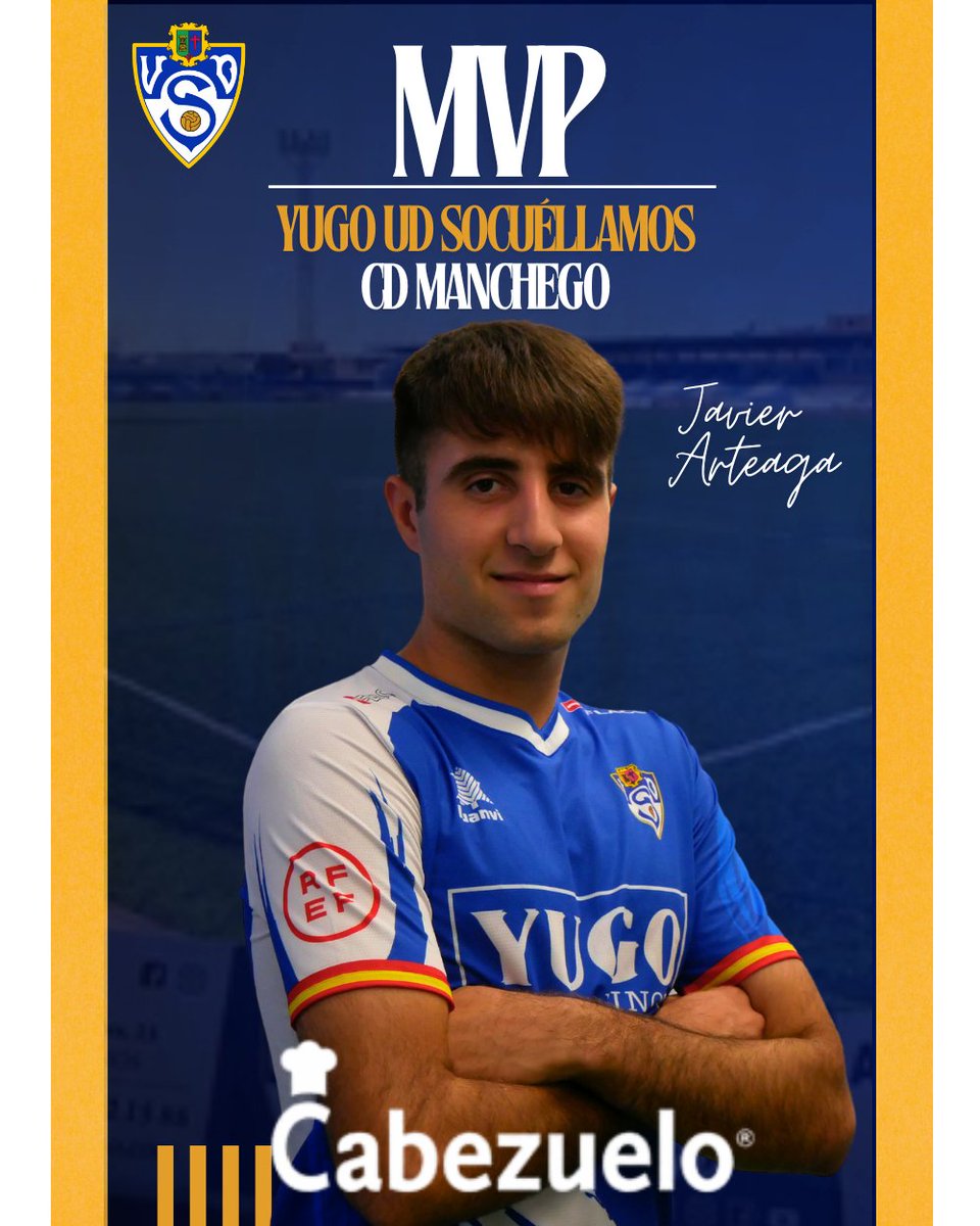 💥 El 🅼🆅P de la JORNADA 19 patrocinado por Cabezuelo Foods ha sido #CabezueloFoods

🚀 <a href="/arteaga_ja46875/">Javier Arteaga Torres</a>