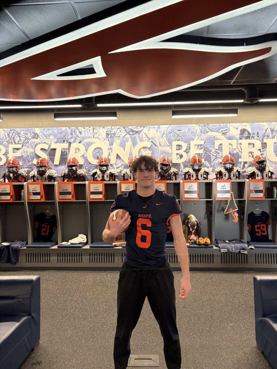 Will Seniura (@willseniura) on Twitter photo After a great visit at Hope College today I’m blessed to say I have received an official offer to play at Hope College, thank you for having me and my mom out today
<a href="/PStuursm/">Peter Stuursma</a> <a href="/Coach_HThompson/">Hunter Thompson</a> <a href="/jacobpardonnet/">Jacob Pardonnet</a> After a great visit at Hope College today I’m blessed to say I have received an official offer to play at Hope College, thank you for having me and my mom out today
<a href="/PStuursm/">Peter Stuursma</a> <a href="/Coach_HThompson/">Hunter Thompson</a> <a href="/jacobpardonnet/">Jacob Pardonnet</a>