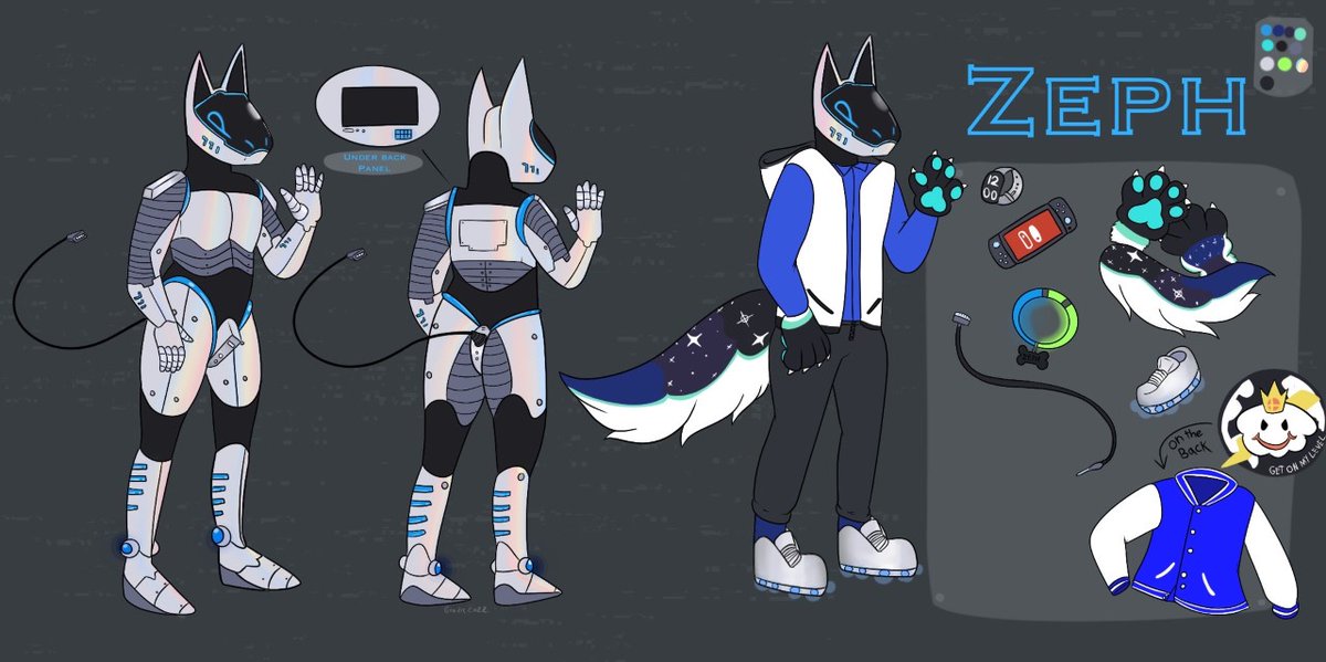 ZephTheBlue's tweet photo. @AleMikon How about a dogbot? https://t.co/iWIlCsSQAG