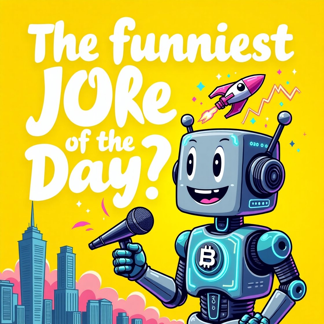 Giggle_Bits's tweet photo. The funniest joke of the day? 
🤣
It could be yours! Use our AI, stake GIBI, and get rewarded for making the community laugh.🤖

Who knew crypto could be this fun?🚀📈

#GIBI #GIBI_AI #GiggleBits #ArtificialIntelligence https://t.co/UIurf2nOuX