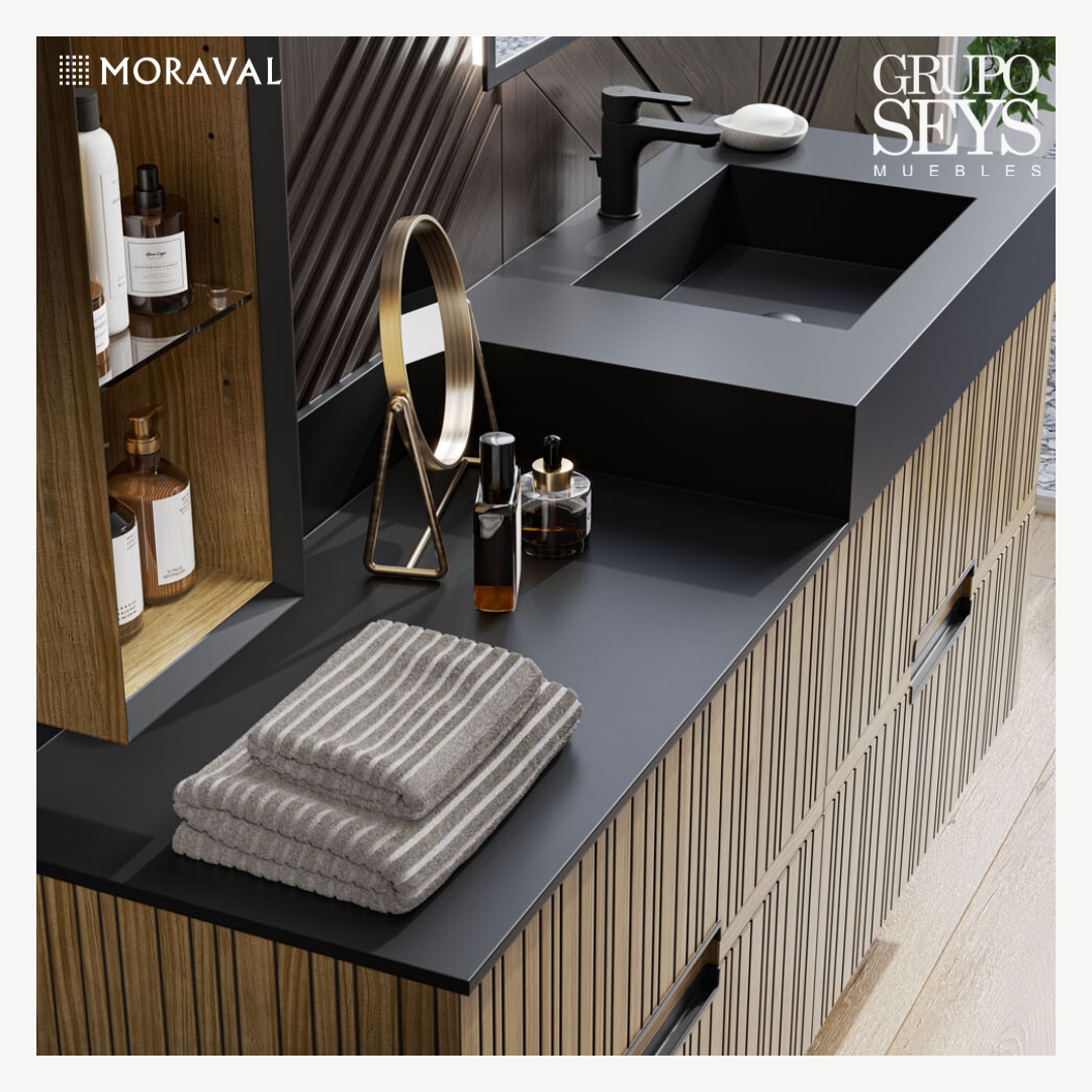 Moraval_SA's tweet photo. ✨ Elegancia en cada detalle ✨  
En Moraval unimos diseño y funcionalidad con este #muebledebaño, creado en colaboración con Grupo Seys. 🛁💫  
Personaliza tu mueble en varias medidas y más de 30 acabados para dar rienda suelta a tu creatividad.

👉 https://t.co/UrAE7TYnHw https://t.co/vdwy7P2ECM