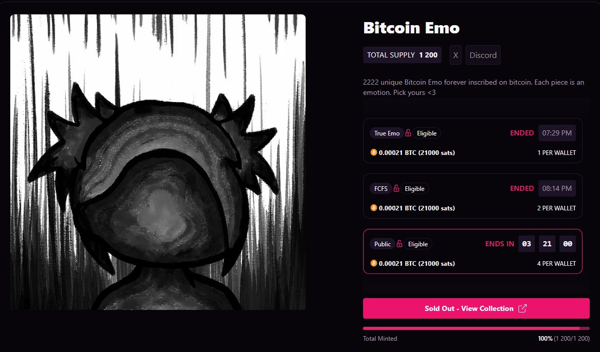 Bitcoin Emo tweet media