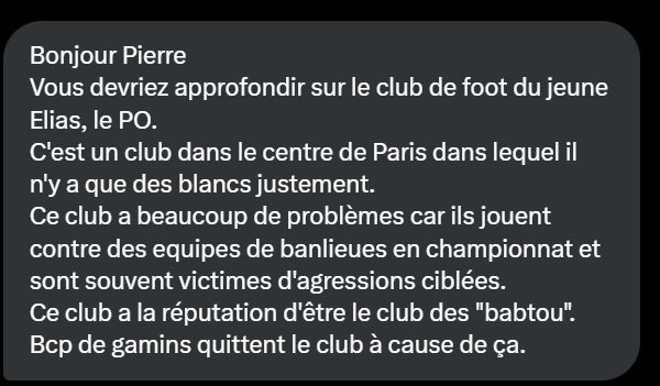 FrDesouche's tweet photo. Je recherche infos et témoignages là dessus #elias https://t.co/yLVCxZqrfD