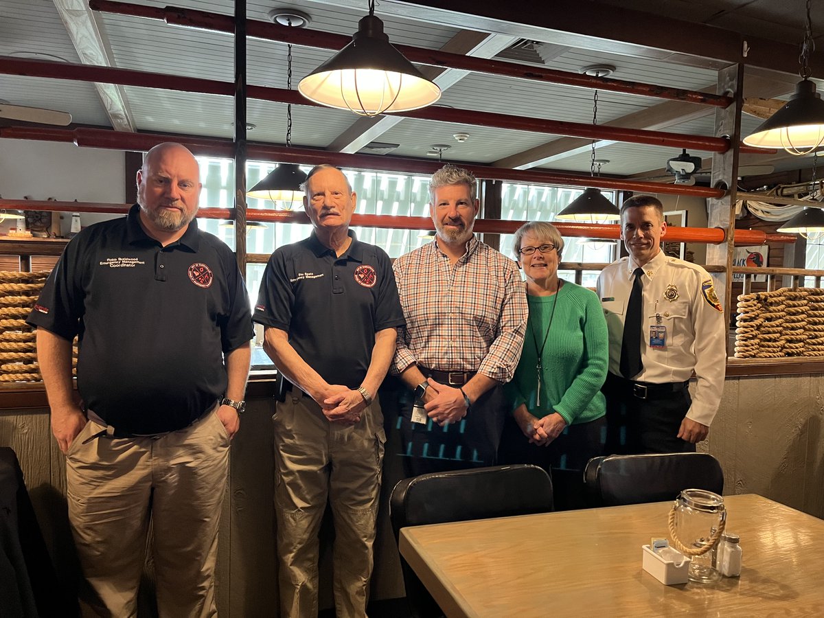 Stuart Spatz, second from left,  has volunteered in the Office of Emergency Management since 2010.  Stu ensures compliance with Tier II reporting and provides logistical support for City exercises. Today he was recognized as 4th Quarter Volunteer for the City of Chesapeake.