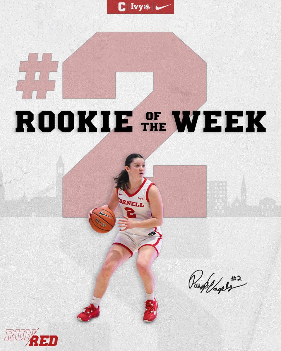 That’s back 2️⃣ back!

Paige with Ivy Rookie Of The Week AGAIN this week! 🙌🏽👏🏽

#RunRed 🐻❤️🌿
